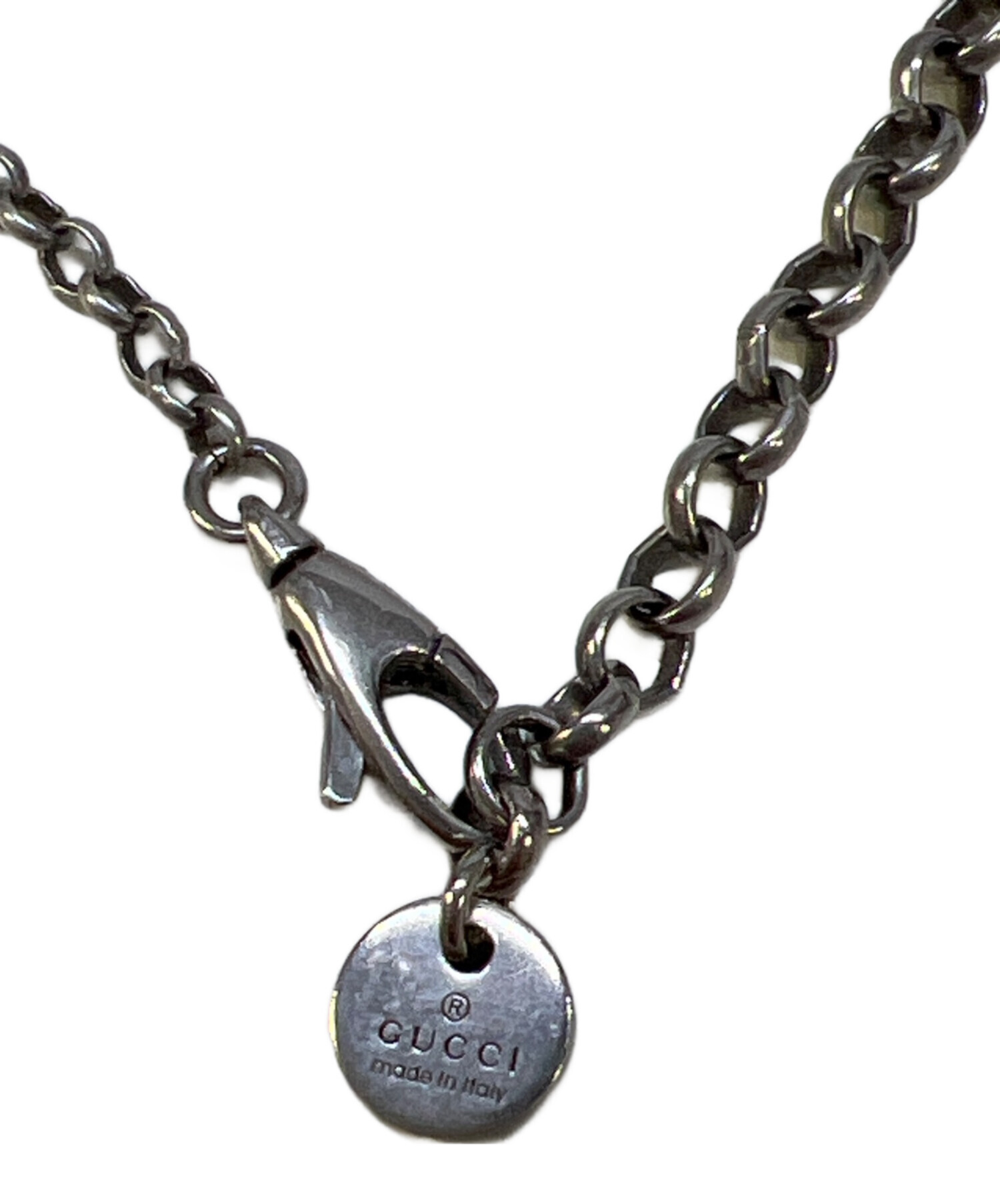 中古・古着通販】GUCCI (グッチ) インターロッキングGネックレス