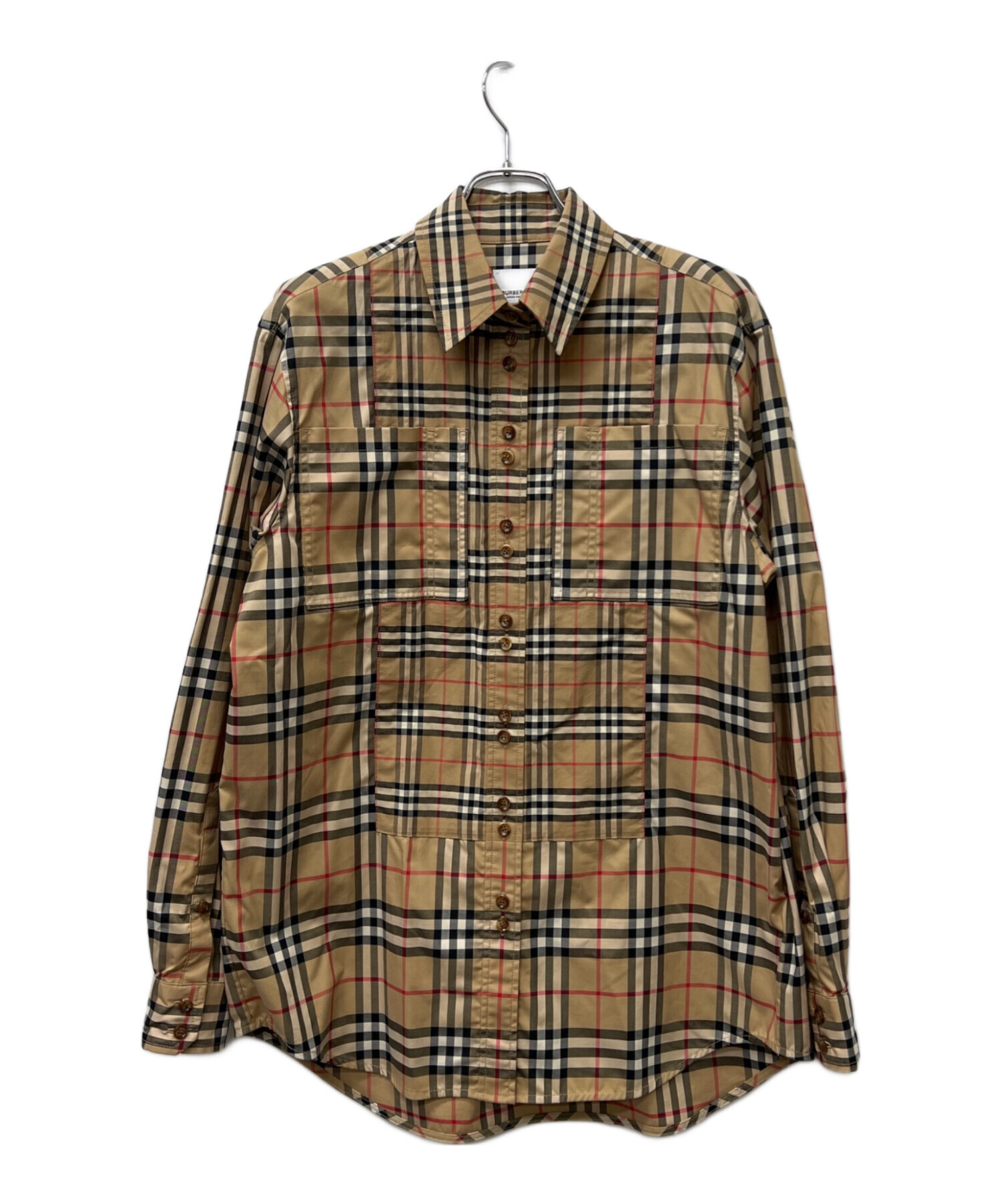 中古・古着通販】BURBERRY (バーバリー) 長袖シャツ ベージュ サイズ