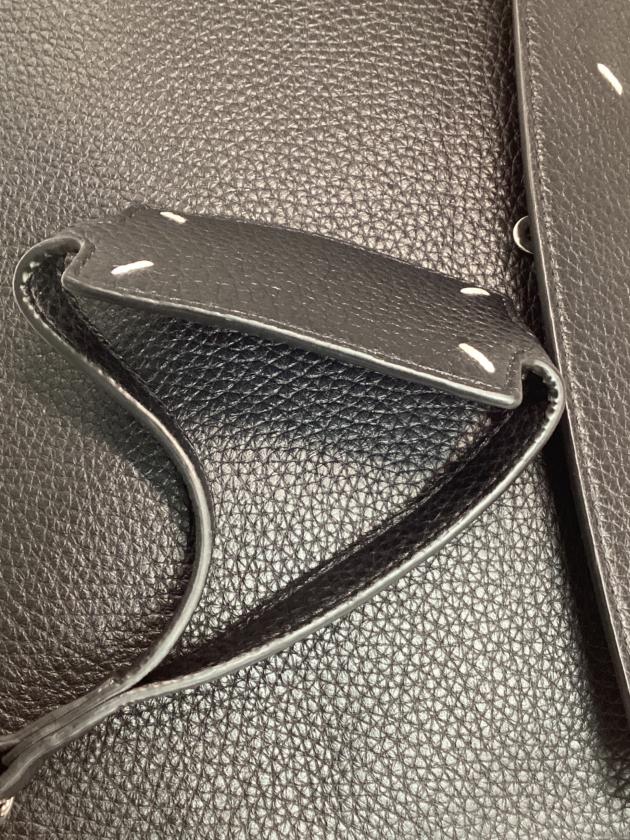 メゾンマルジェラのブラックレザー製ドキュメントケース（A4サイズ対応） 中古・古着通販】Maison Margiela (メゾンマルジェラ) ドキュメント