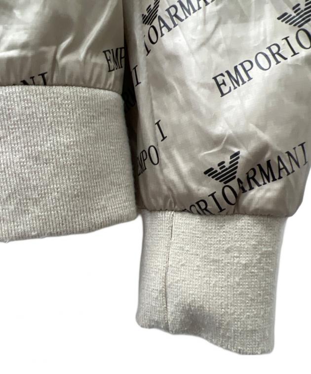 アルマーニ　ベージュ ジップアップジャケット イタリア製 中古・古着通販】EMPORIO ARMANI (エンポリオ アルマーニ) ロゴジップ