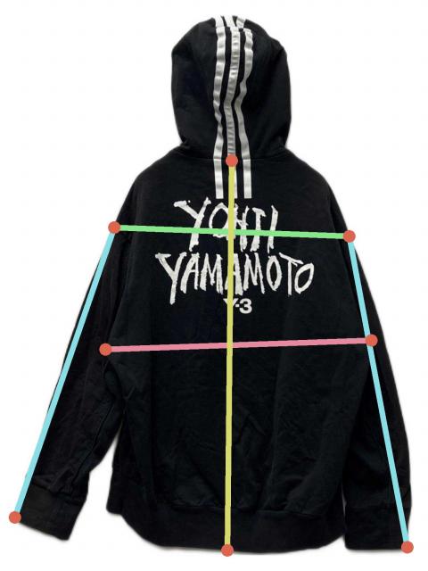 【未使用品・サイズ2XL】Ｙ−３ DY7140 M TECH CT SHORT 中古・古着通販】Y-3 (ワイスリー) ジップパーカー ブラック サイズ:S