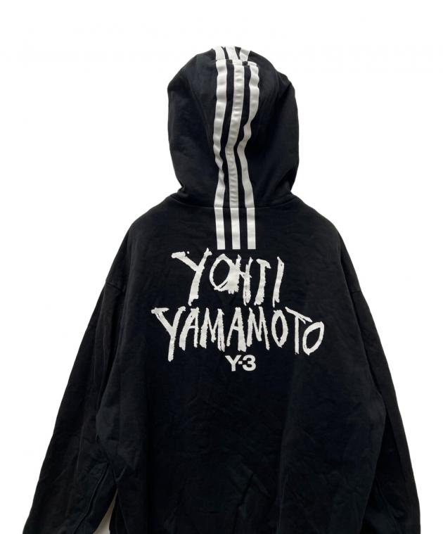中古・古着通販】Y-3 (ワイスリー) ジップパーカー ブラック サイズ:S