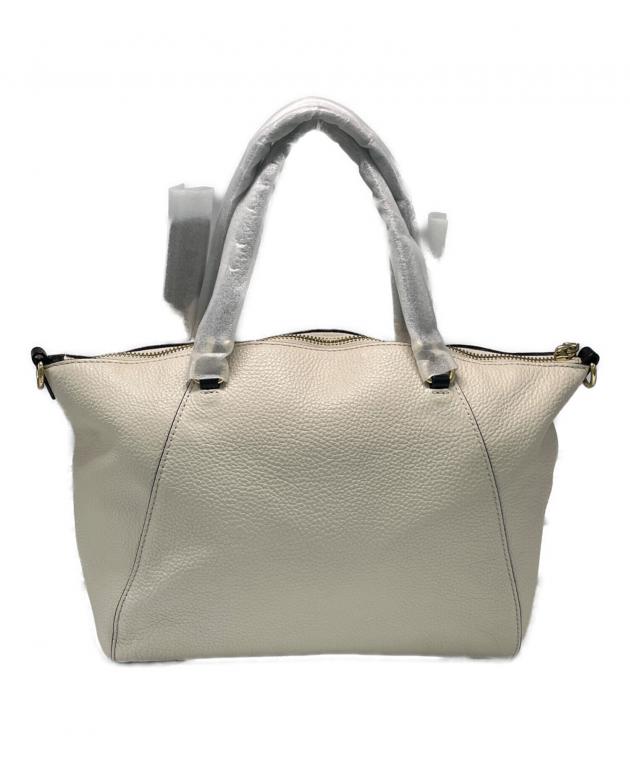 中古・古着通販】COACH (コーチ) 2WAYバッグ アイボリー｜ブランド