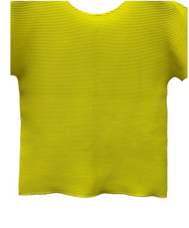 89837　me ISSEY MIYAKE　柄　半袖カットソー 中古・古着通販】me ISSEY MIYAKE (ミーイッセイ ミヤケ) ハイネック