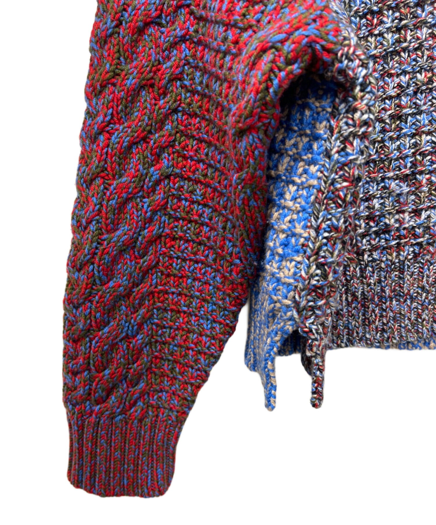 エトロ 12星座モチーフシルクニット レディース F ブルー【中古】【新入荷】★ ETRO - エトロ 12星座モチーフシルクニット レディース F ブルー【中古