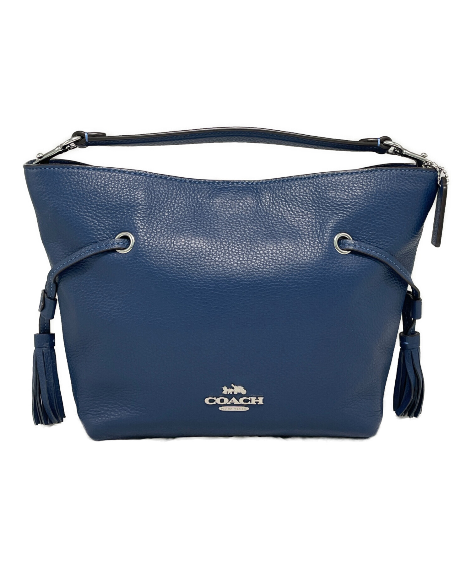 中古・古着通販】COACH (コーチ) 2WAYバッグ ブルー｜ブランド・古着