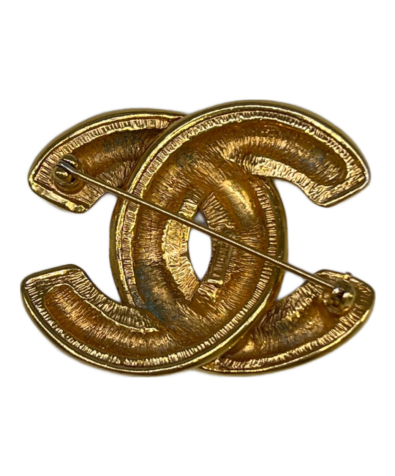 状態良好 CHANEL シャネル ゴールドカラー ココマーク ブローチ 中古・古着通販】CHANEL (シャネル) ココマークブローチ ゴールド