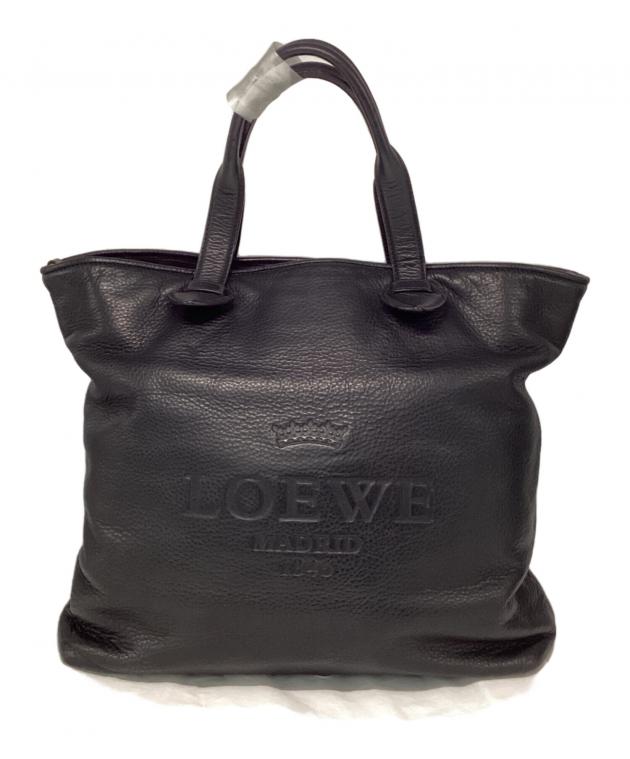 中古・古着通販】LOEWE (ロエベ) トートバッグ ブラック｜ブランド