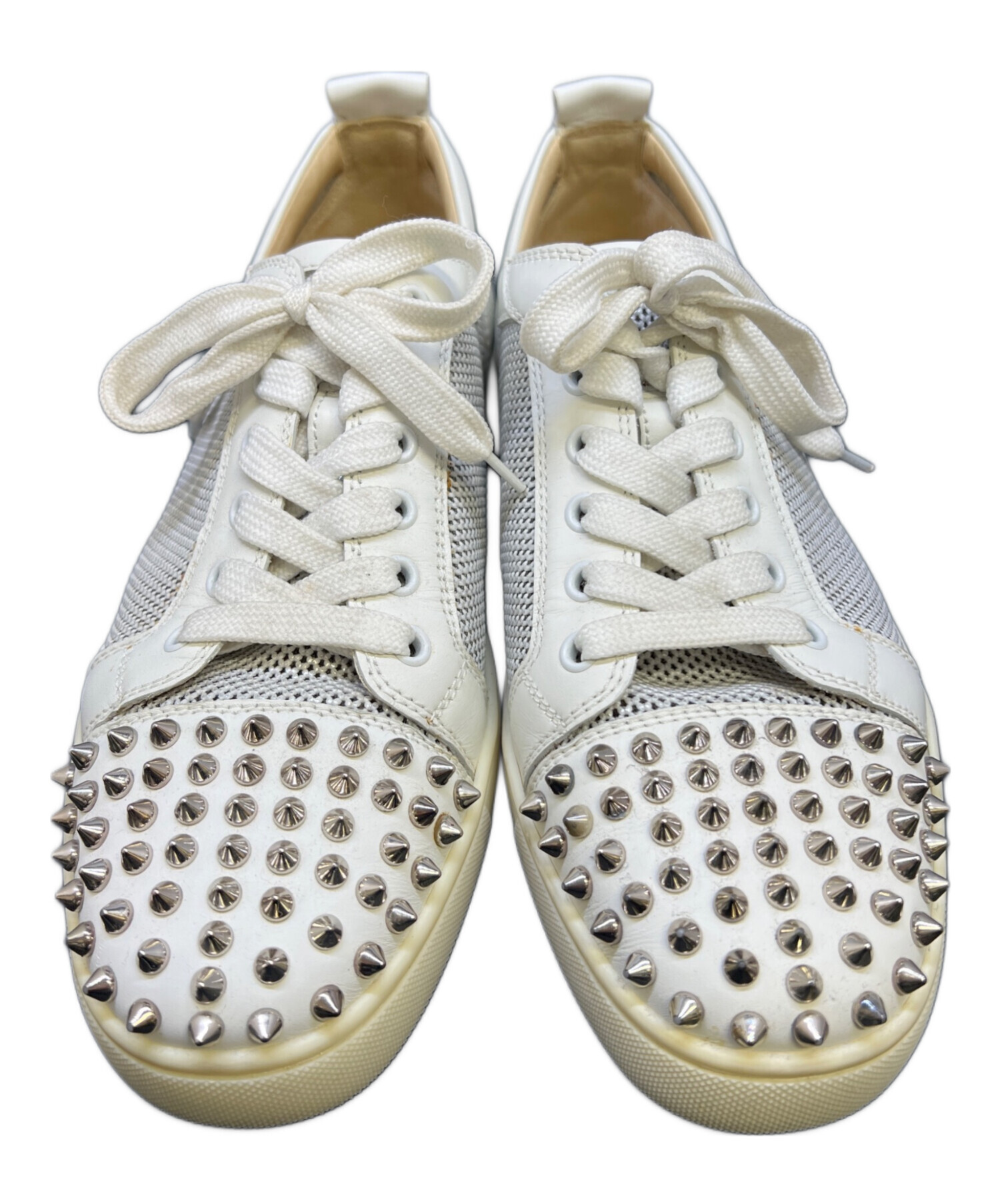 Christian Louboutin ホワイト ハイカットスニーカー　41 中古・古着通販】Christian Louboutin (クリスチャン・ルブタン