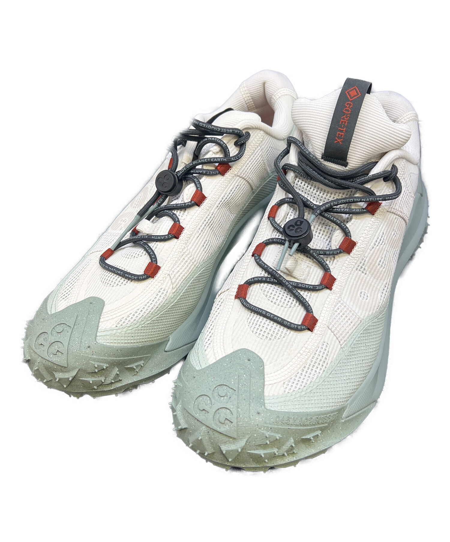 NIKE ACG ナイキ　エーシージー スニーカー 25cm 白xグレー 【古着】【中古】 中古・古着通販】NIKE ACG (ナイキエーシージー) スニーカー ホワイト