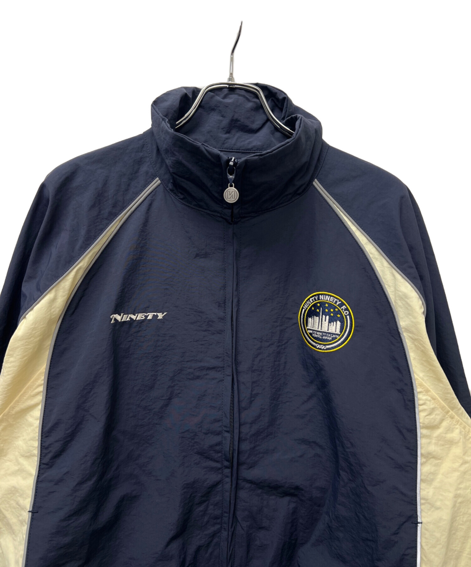 中古・古着通販】9090 (9090) ナイロンジャケット ネイビー サイズ:L