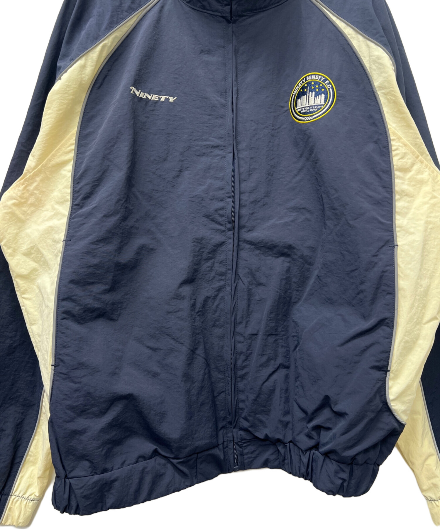 中古・古着通販】9090 (9090) ナイロンジャケット ネイビー サイズ:L