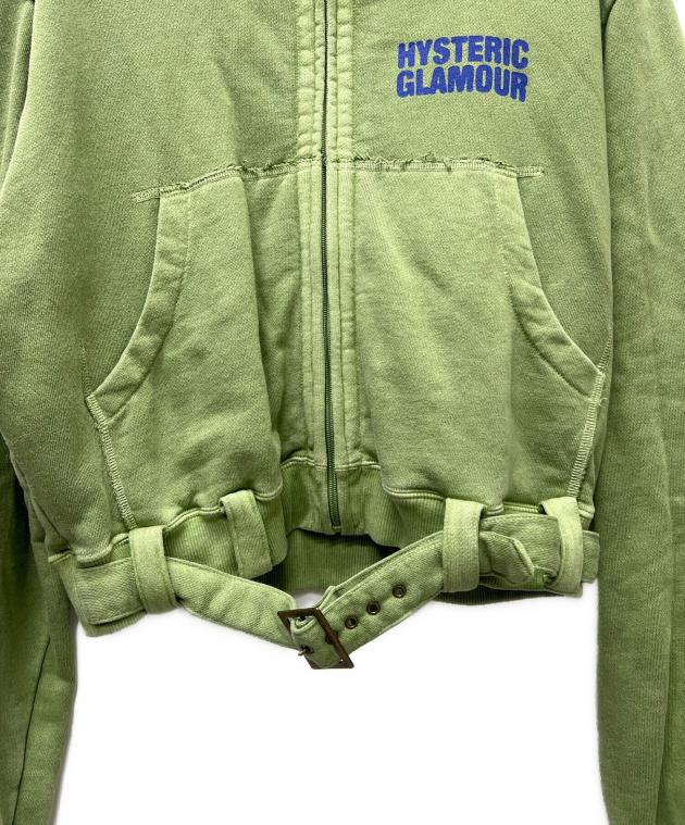 新品HYSTERIC GLAMOUR パーカー GREEN サイズM 中古・古着通販】Hysteric Glamour (ヒステリックグラマー) ジップ