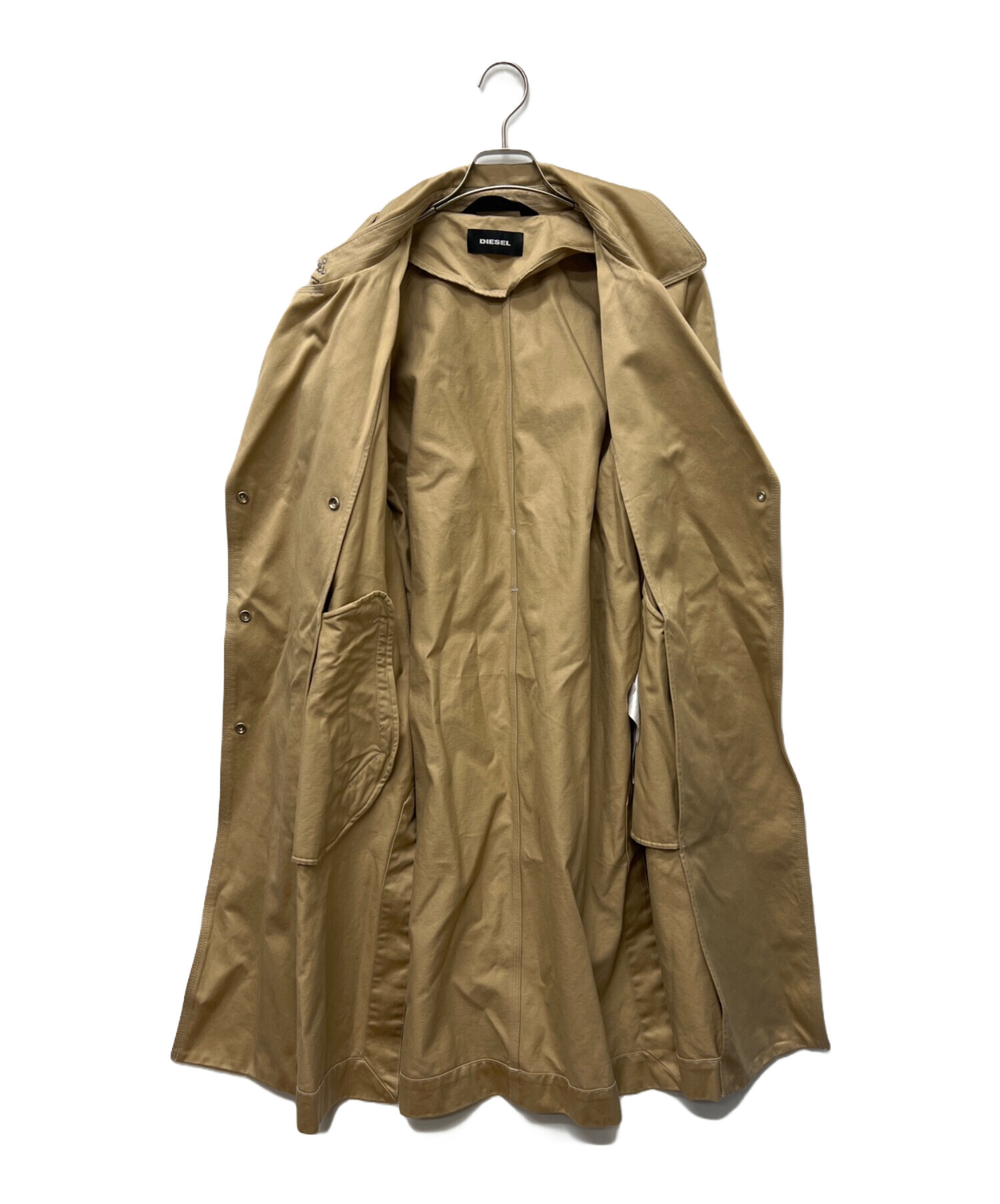 中古・古着通販】DIESEL (ディーゼル) トレンチコート ベージュ サイズ