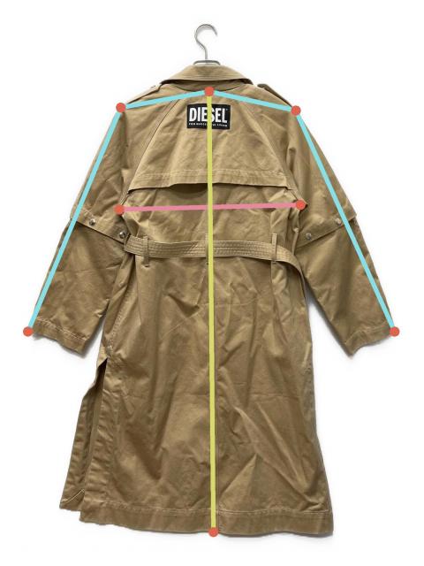 中古・古着通販】DIESEL (ディーゼル) トレンチコート ベージュ サイズ