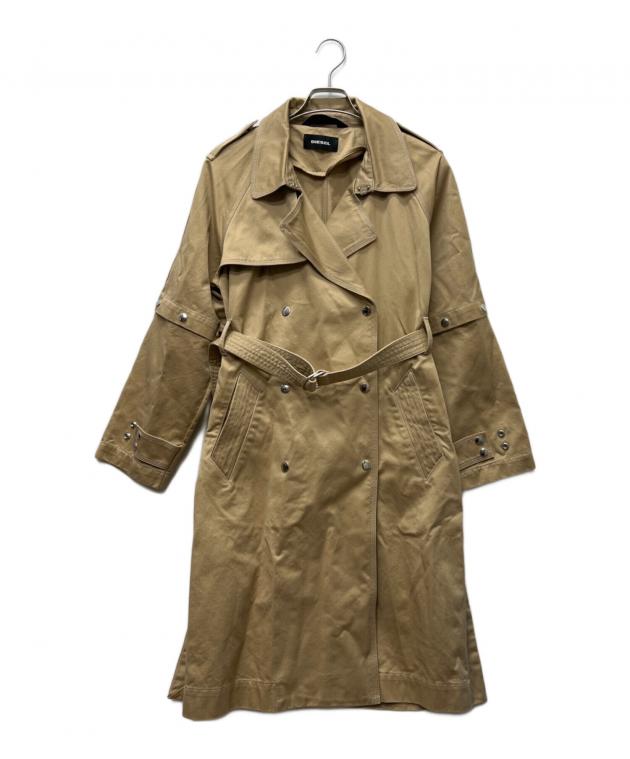 中古・古着通販】DIESEL (ディーゼル) トレンチコート ベージュ サイズ