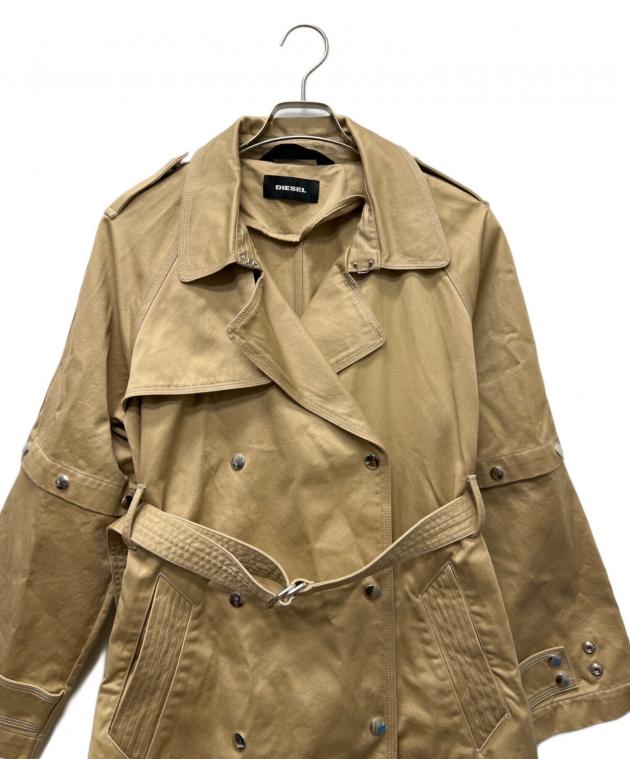 中古・古着通販】DIESEL (ディーゼル) トレンチコート ベージュ サイズ