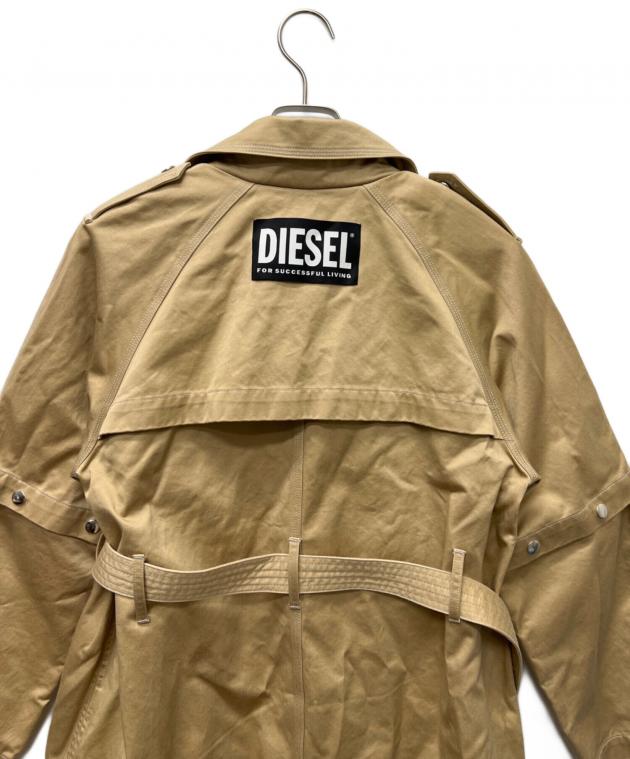 中古・古着通販】DIESEL (ディーゼル) トレンチコート ベージュ サイズ
