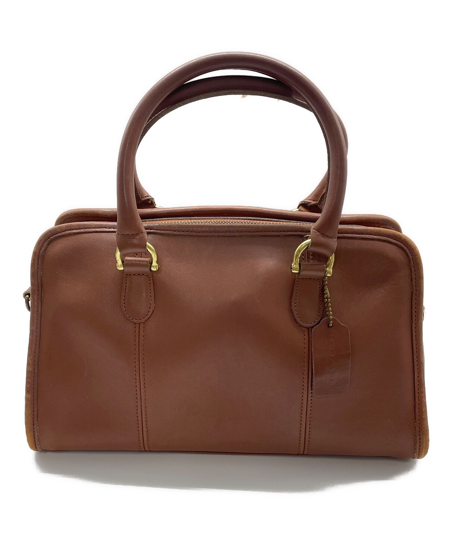 Old Coach 2way ハンドバッグ 斜め掛け ブラウン系 中古・古着通販】OLD COACH (オールドコーチ) ショルダーバッグ