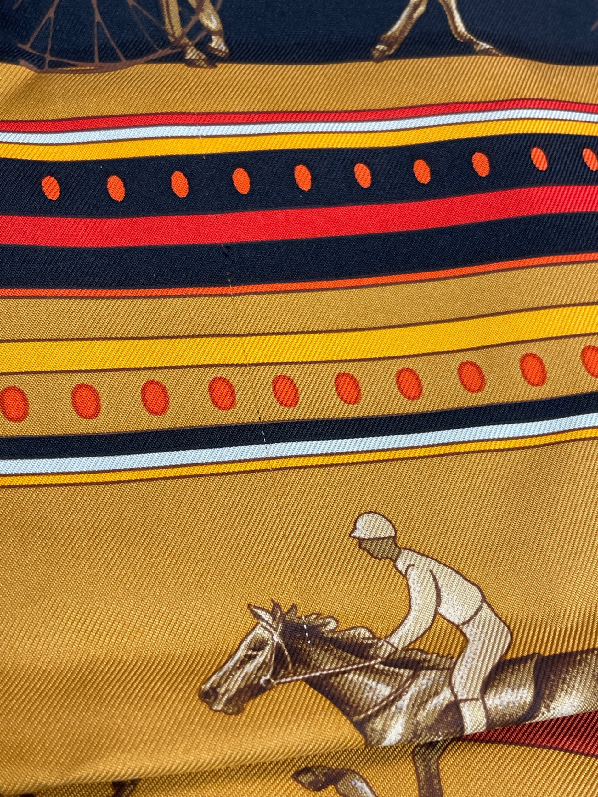 「未使用品」エルメス メンズ チーフ ネッカチーフ ヴィンテージ 1970年代 HERMES - 「未使用品」エルメス メンズ チーフ ネッカチーフ