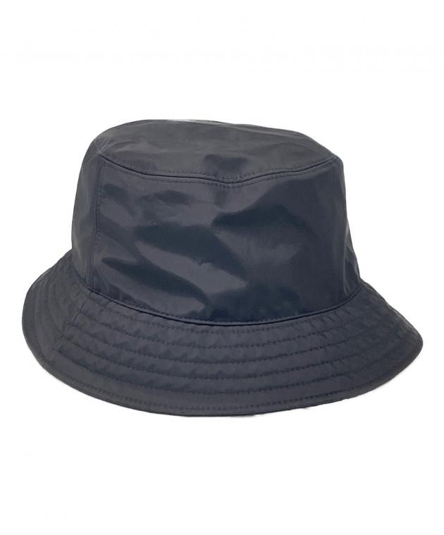 中古・古着通販】MONCLER (モンクレール) ナイロンハット ブラック