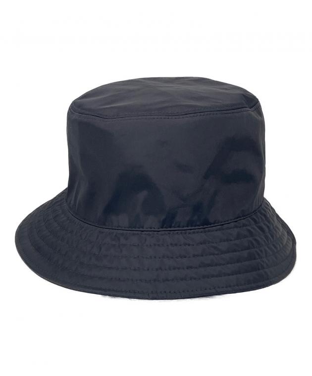 中古・古着通販】MONCLER (モンクレール) ナイロンハット ブラック