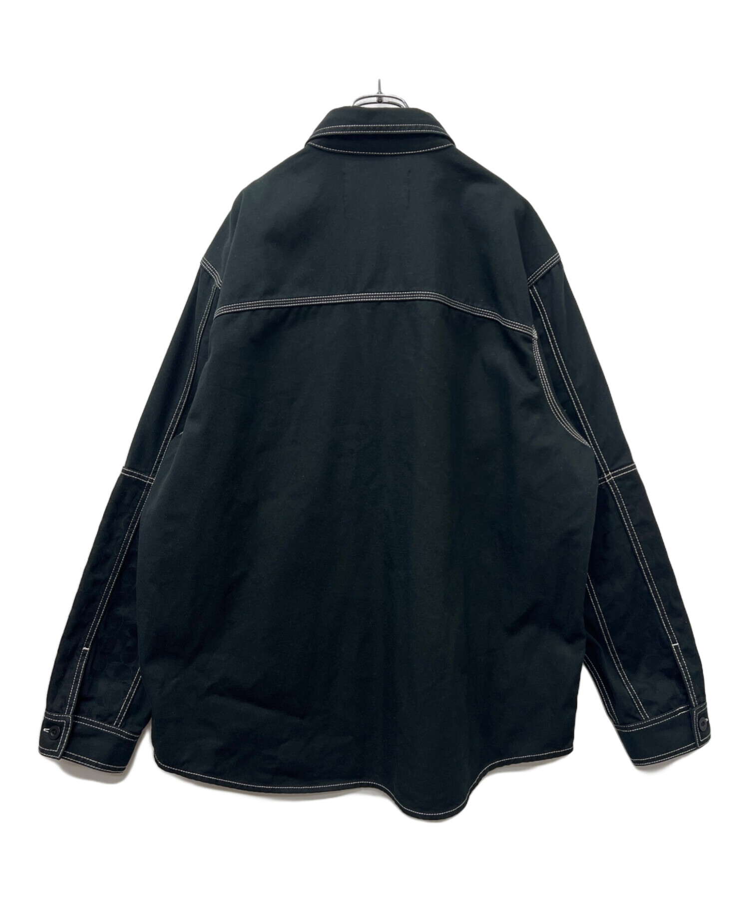 中古・古着通販】COACH (コーチ) カバーオール ブラック サイズ:XL