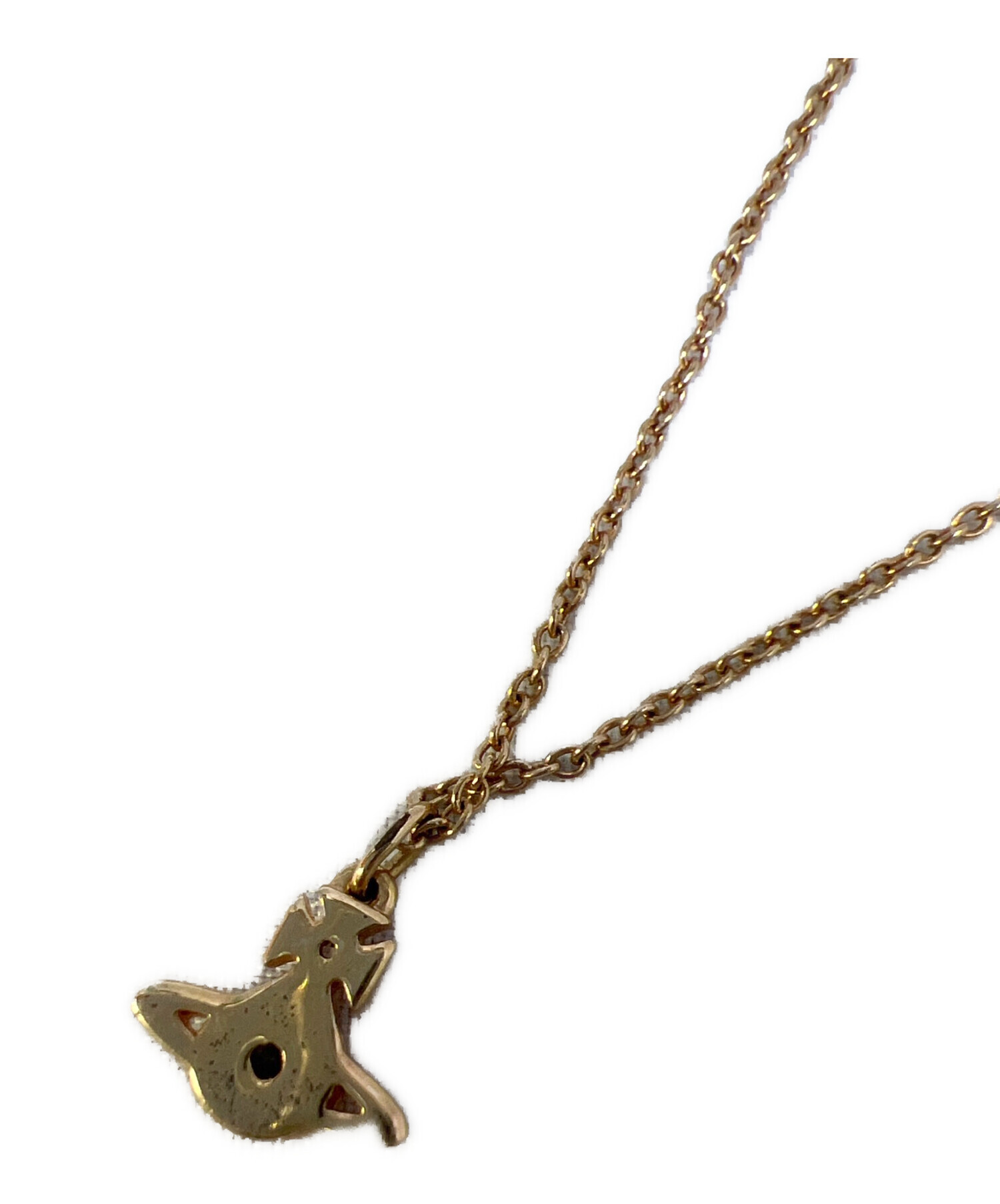 Vivienne Westwood 鹿モチーフ ネックレス　ゴールド 中古・古着通販】Vivienne Westwood (ヴィヴィアンウエストウッド