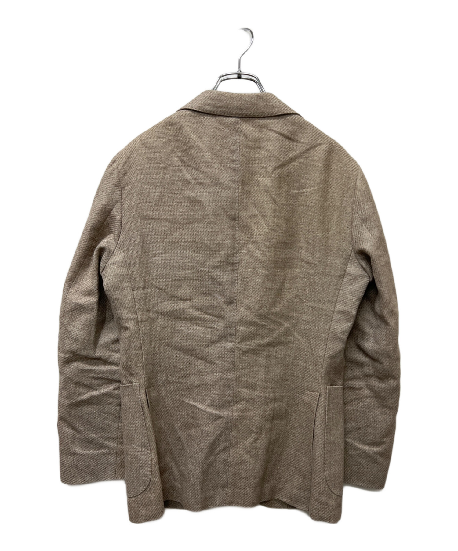 中古・古着通販】BOGLIOLI (ボリオリ) テーラードジャケット ベージュ 中古・古着通販】BOGLIOLI (ボリオリ) テーラードジャケット ベージュ