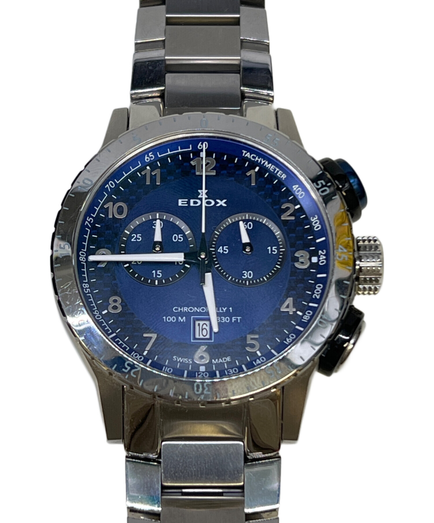 中古・古着通販】EDOX (エドックス) 腕時計 ブルー｜ブランド・古着