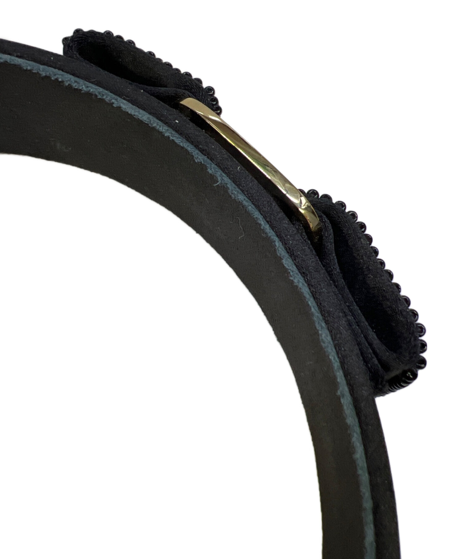 中古・古着通販】Ferragamo (フェラガモ) カチューシャ ブラック