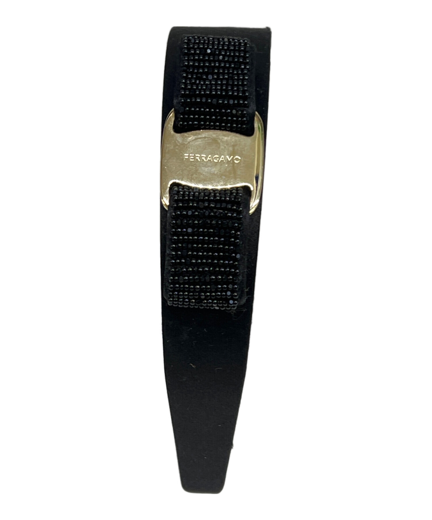 中古・古着通販】Ferragamo (フェラガモ) カチューシャ ブラック