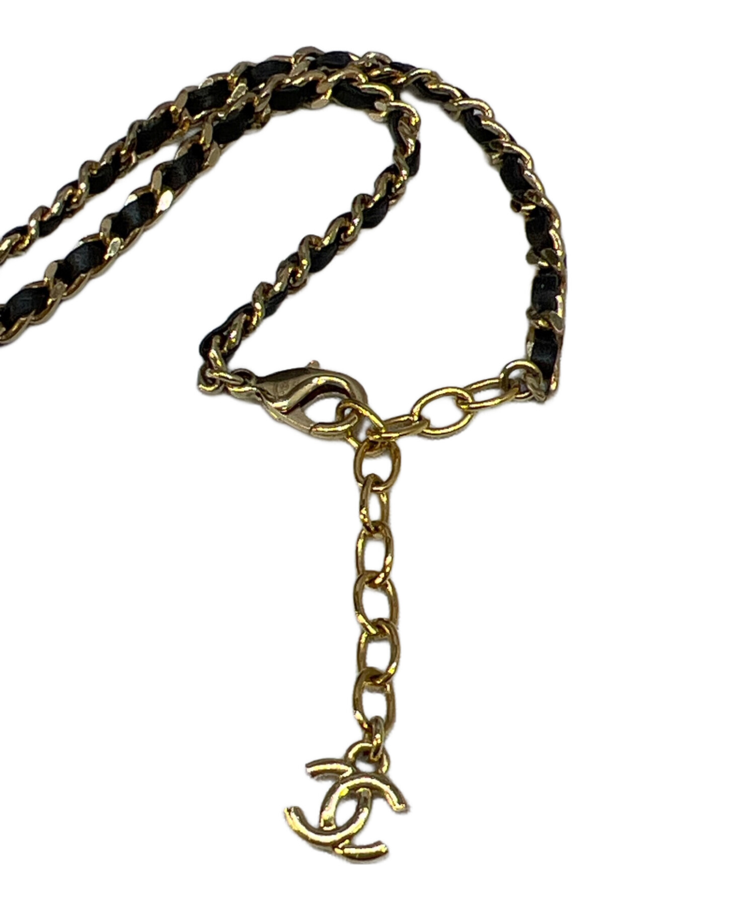 中古・古着通販】CHANEL (シャネル) ココマークネックレス ブラック