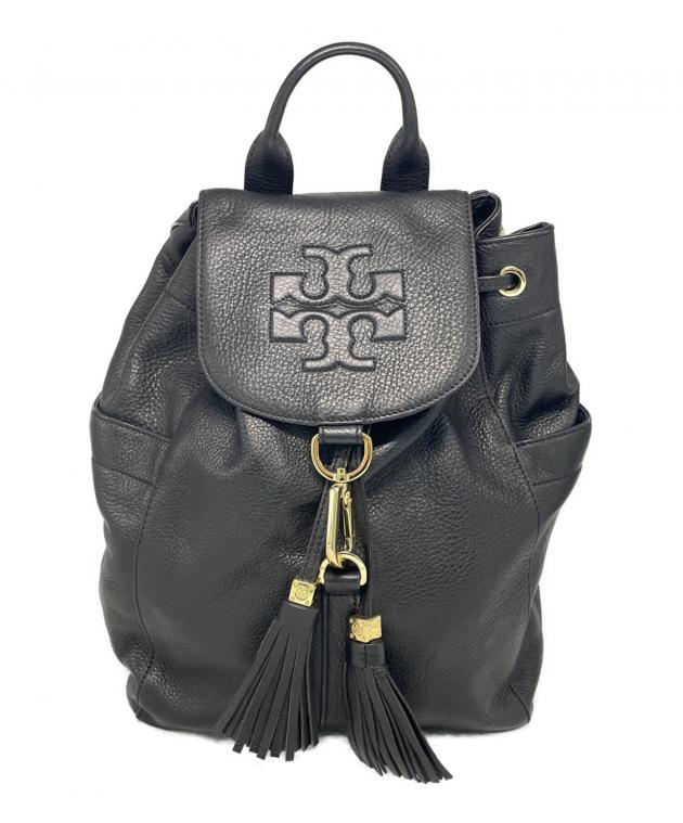 Tory Burch トリーバーチ本革リュック黒タッセル レザー 韓国免税店購入 中古・古着通販】TORY BURCH (トリーバーチ) レザータッセルリュック