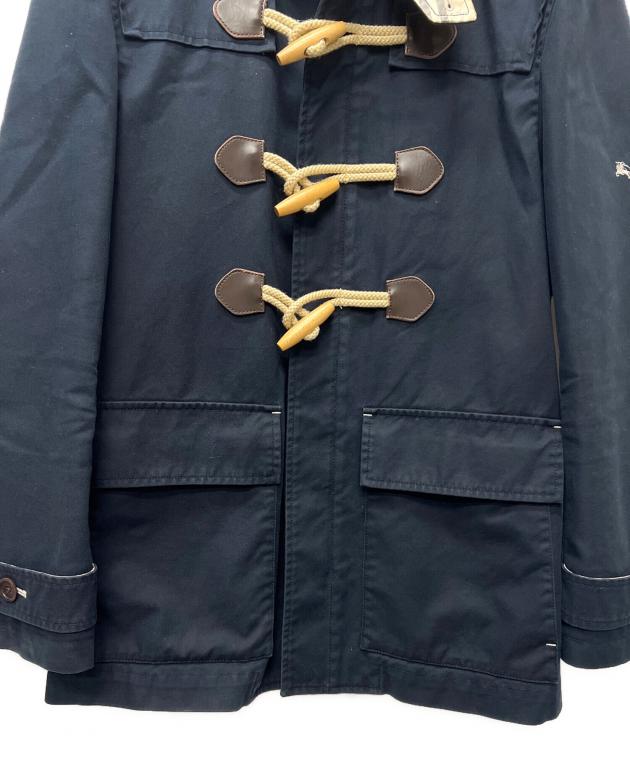 新品同様！バーバリーブラックレーベル ショート丈ダッフルコート M ネイビー 中古・古着通販】BURBERRY BLACK LABEL (バーバリーブラックレーベル
