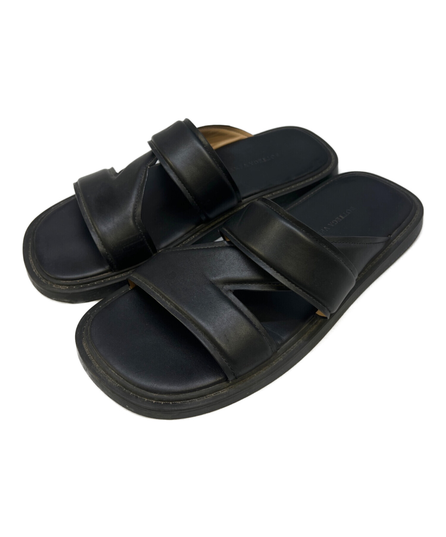 中古・古着通販】BOTTEGA VENETA (ボッテガベネタ) サンダル ブラック