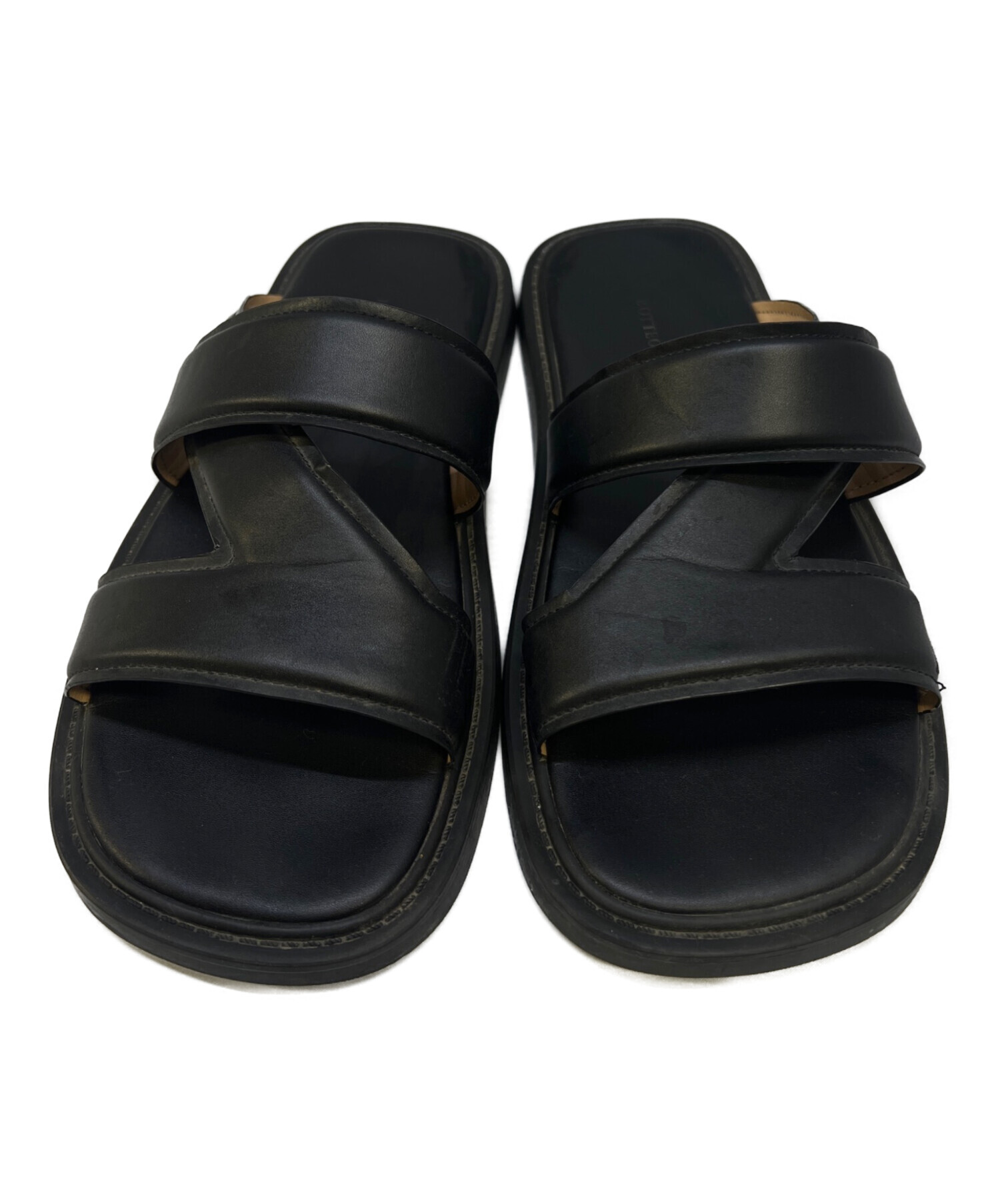 中古・古着通販】BOTTEGA VENETA (ボッテガベネタ) サンダル ブラック