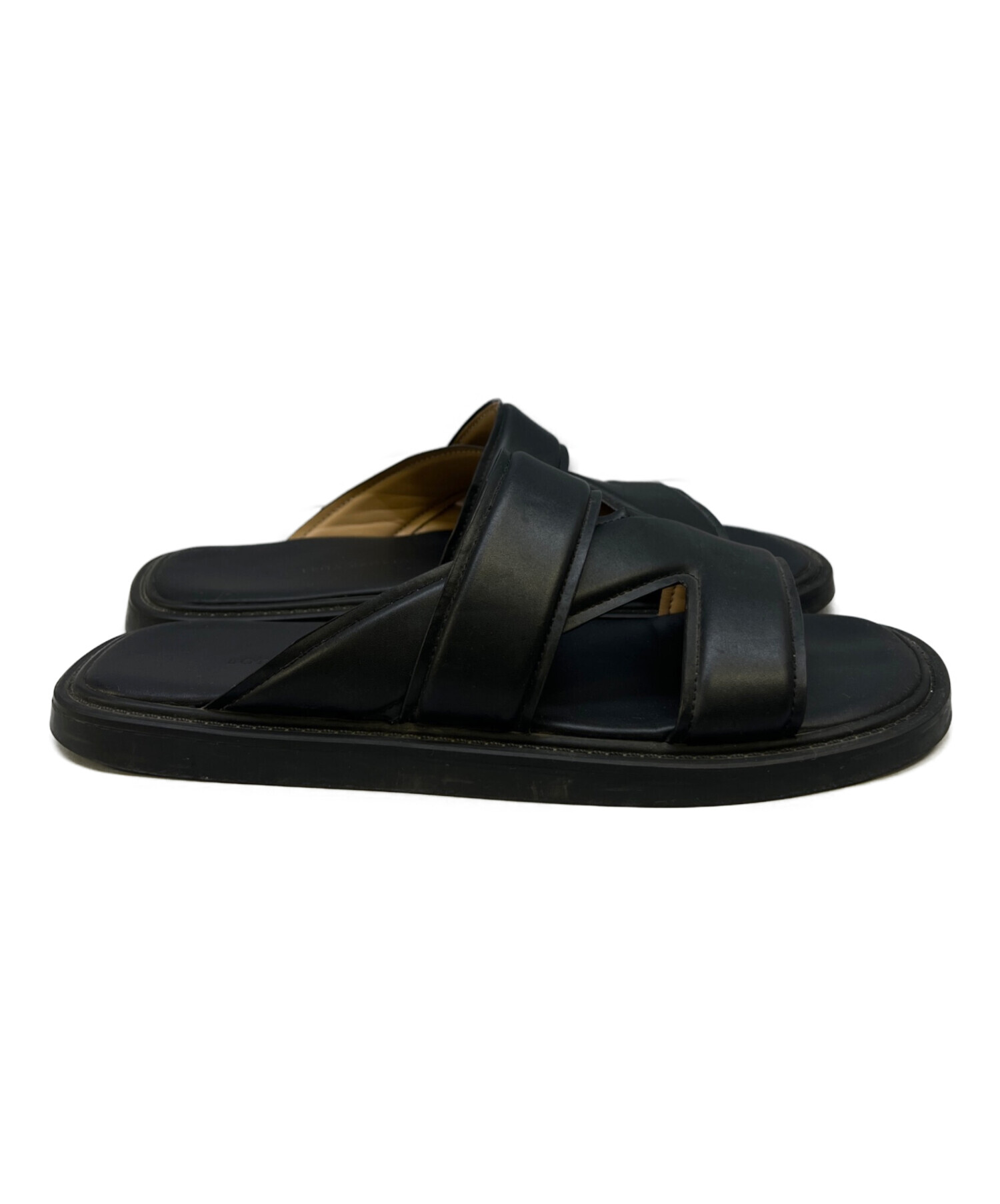 中古・古着通販】BOTTEGA VENETA (ボッテガベネタ) サンダル ブラック