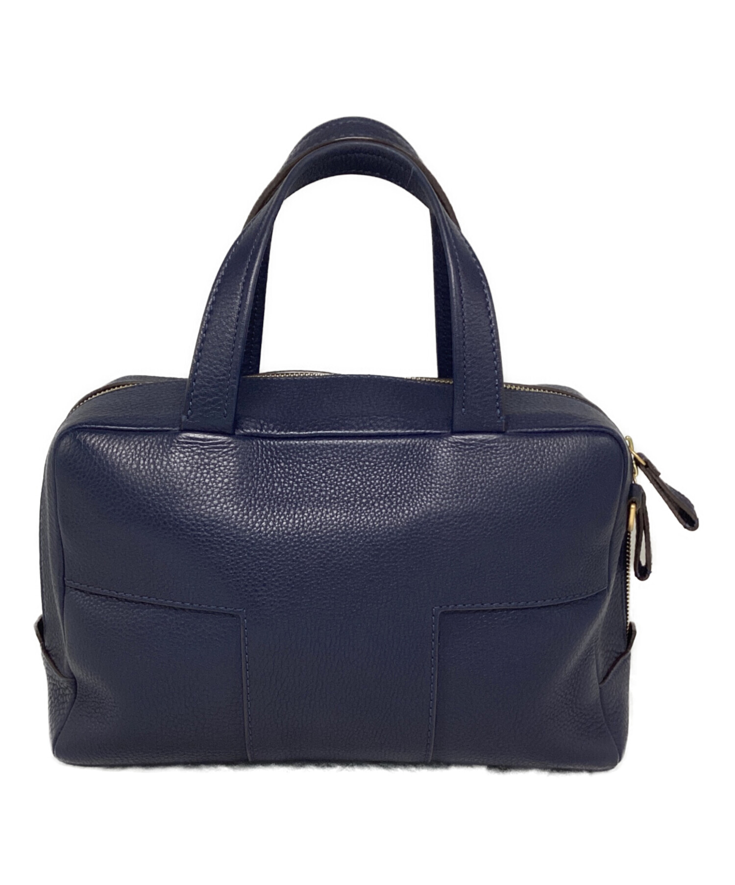 【未使用品】ToryBurch トリーバーチ　ダウン　ベスト　ネイビー　ボルドー 中古・古着通販】TORY BURCH (トリーバーチ) サッチェルバッグ ブルー