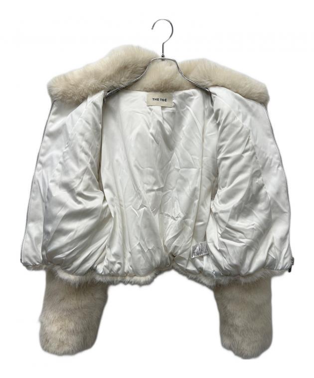 【新品未使用】THE TOE White fur coat Mサイズ 中古・古着通販】THE TOE (ザ・トゥー) SOMERSET FUR COAT アイボリー