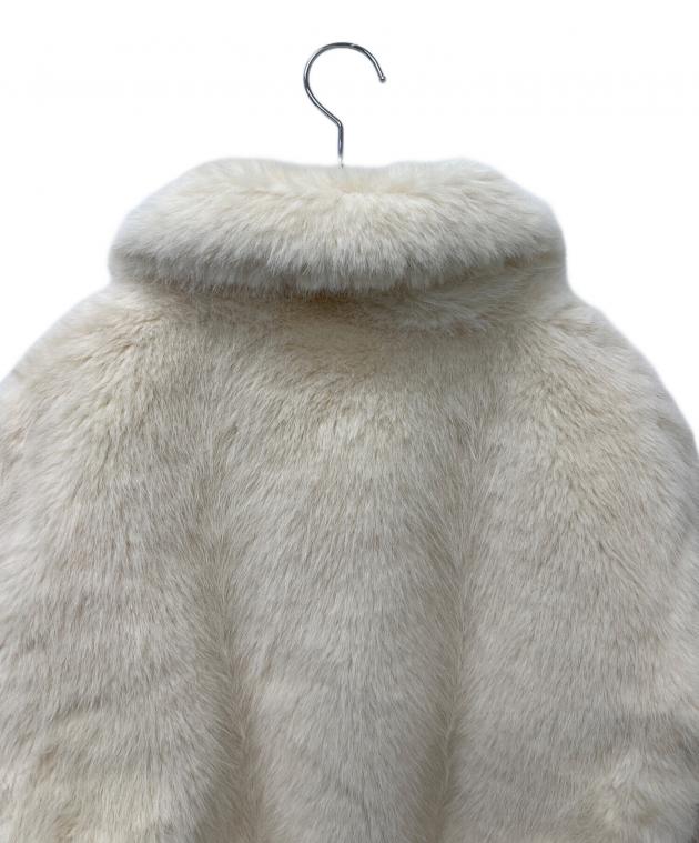 中古・古着通販】THE TOE (ザ・トゥー) SOMERSET FUR COAT アイボリー