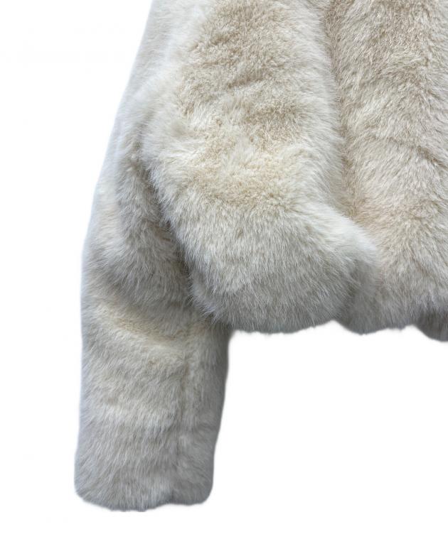 【新品未使用】THE TOE White fur coat Mサイズ 中古・古着通販】THE TOE (ザ・トゥー) SOMERSET FUR COAT アイボリー