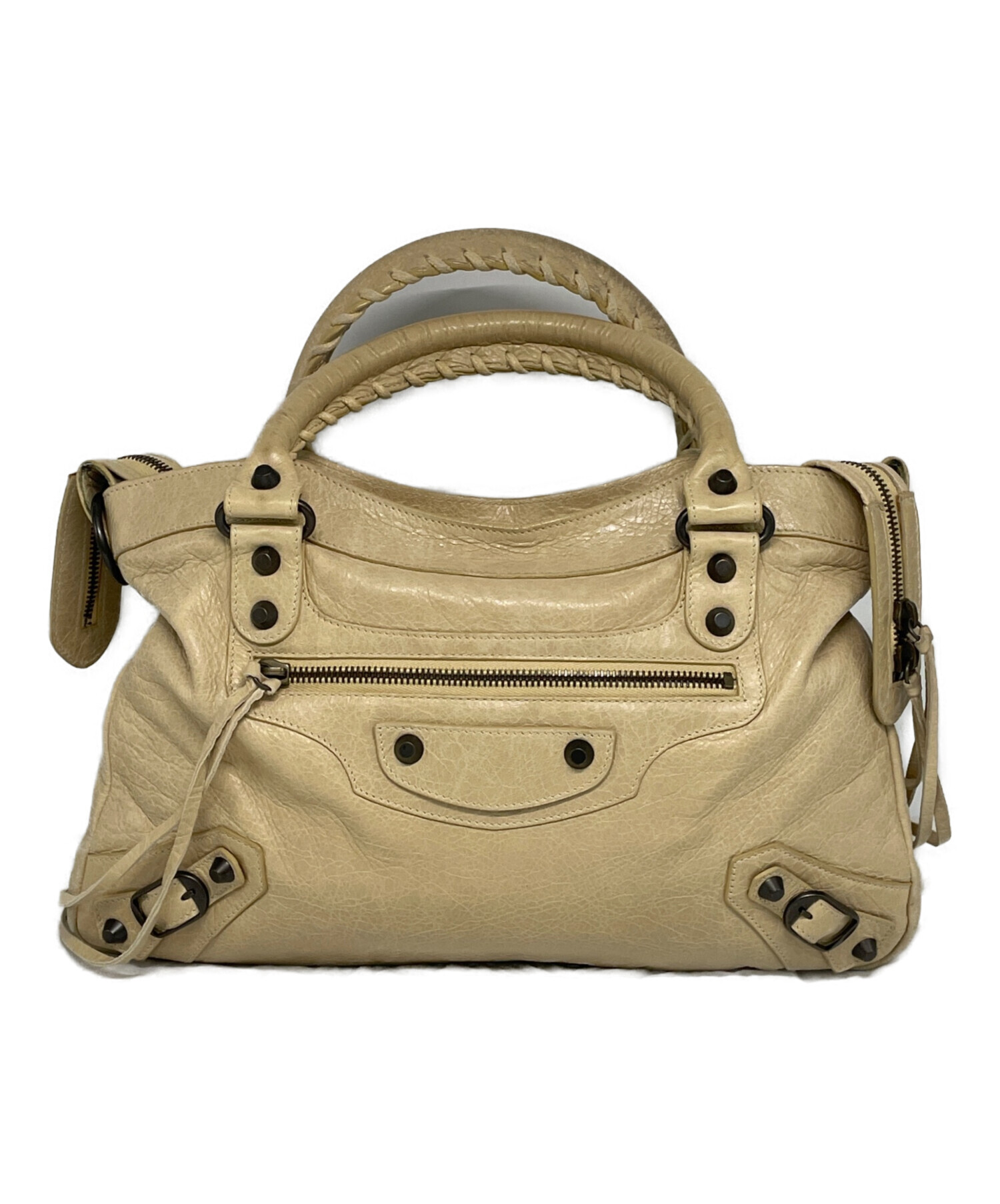 中古・古着通販】BALENCIAGA (バレンシアガ) 2WAYバッグ ベージュ
