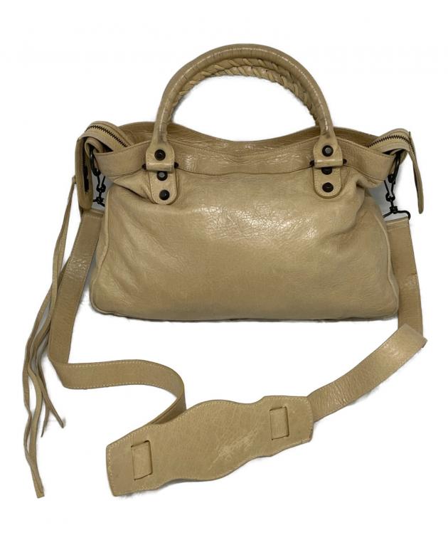 バレンシアガ　2wayバッグ 中古・古着通販】BALENCIAGA (バレンシアガ) 2WAYバッグ ベージュ