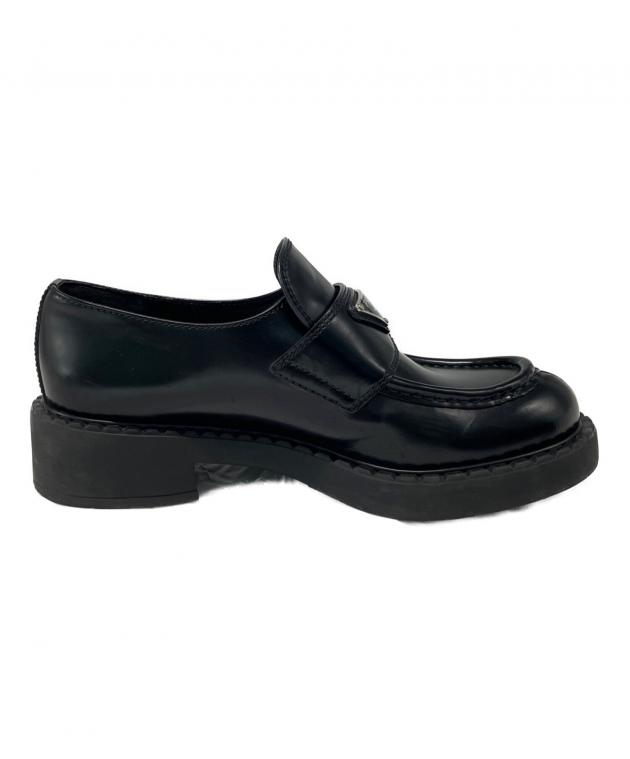 中古・古着通販】PRADA (プラダ) ローファー ブラック サイズ:SIZE 