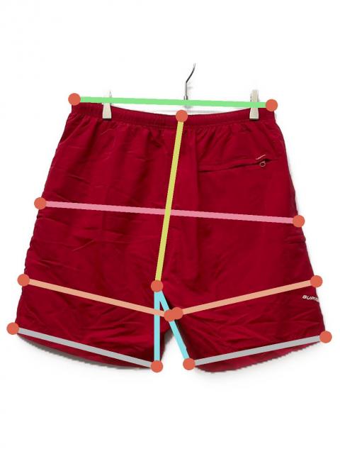 中古・古着通販】SUPREME (シュプリーム) ハーフパンツ レッド サイズ