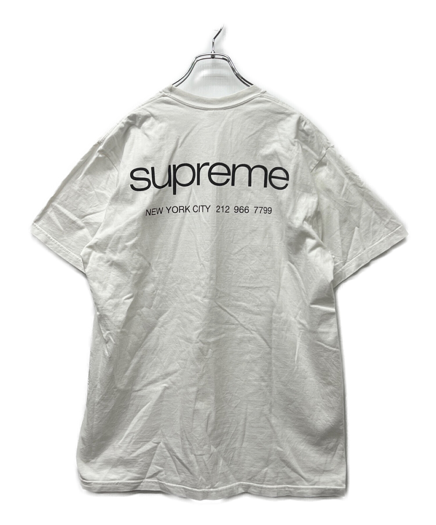中古・古着通販】SUPREME (シュプリーム) NYC tee ホワイト サイズ:L 