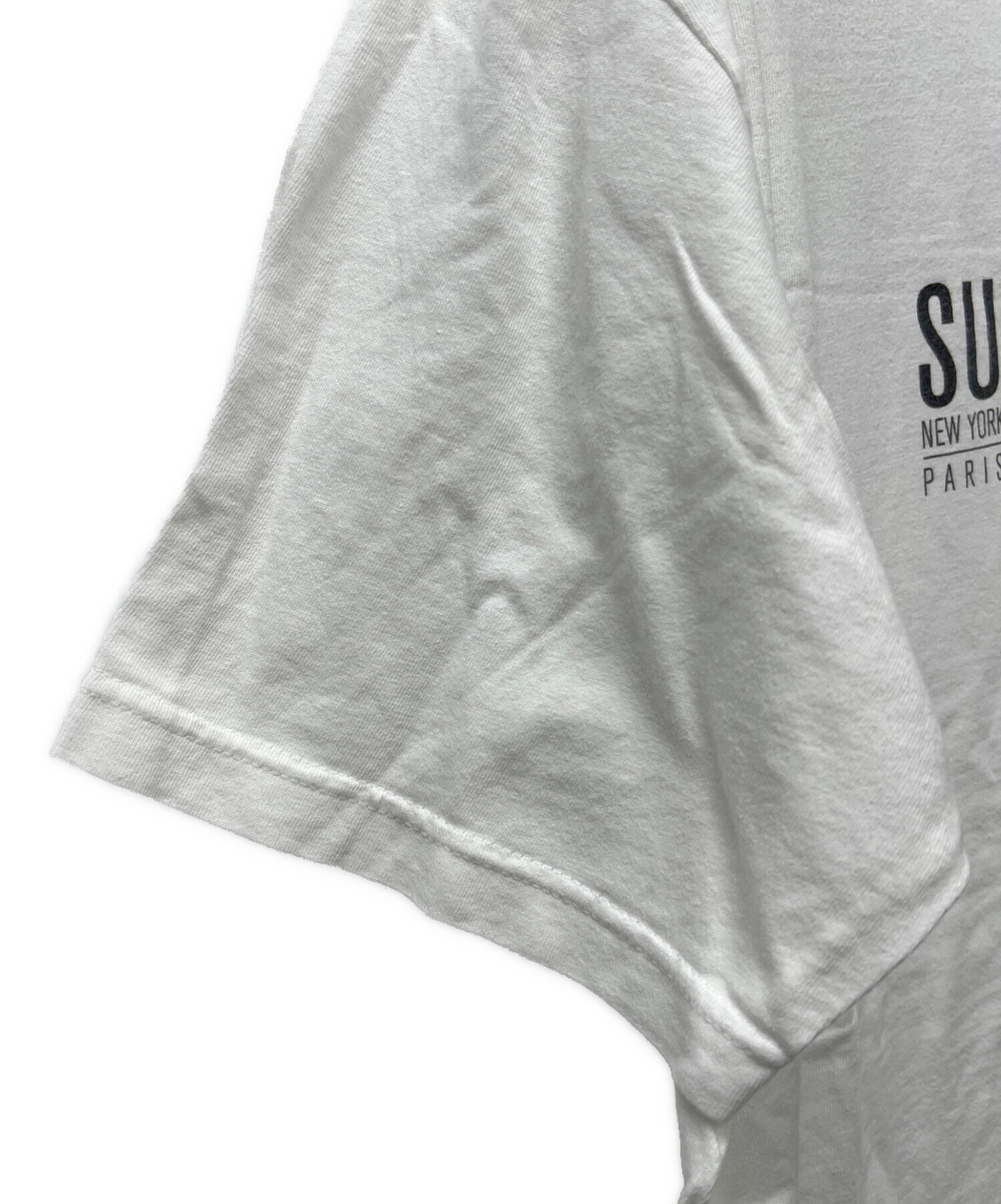 中古・古着通販】SUPREME (シュプリーム) Paris Tee ホワイト サイズ 