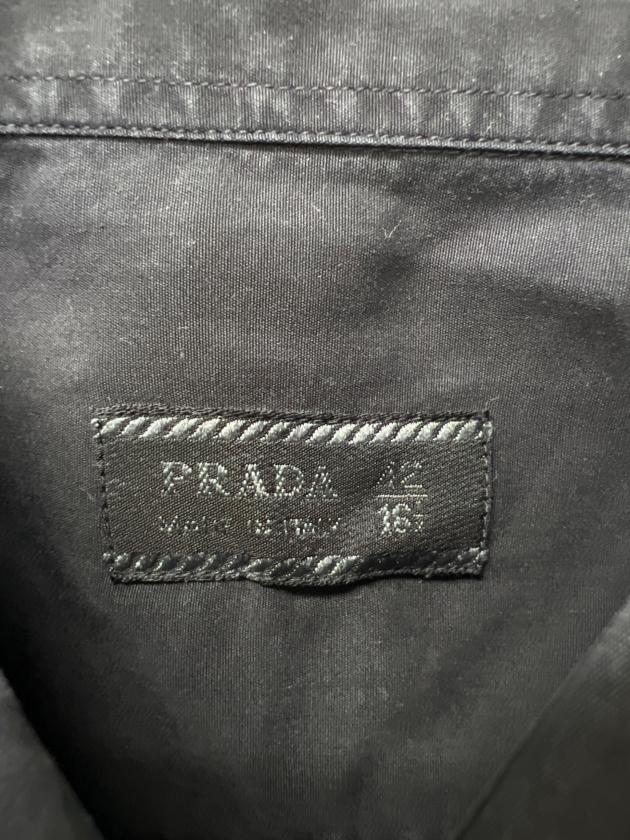 中古・古着通販】PRADA (プラダ) 半袖シャツ ブラック サイズ:42