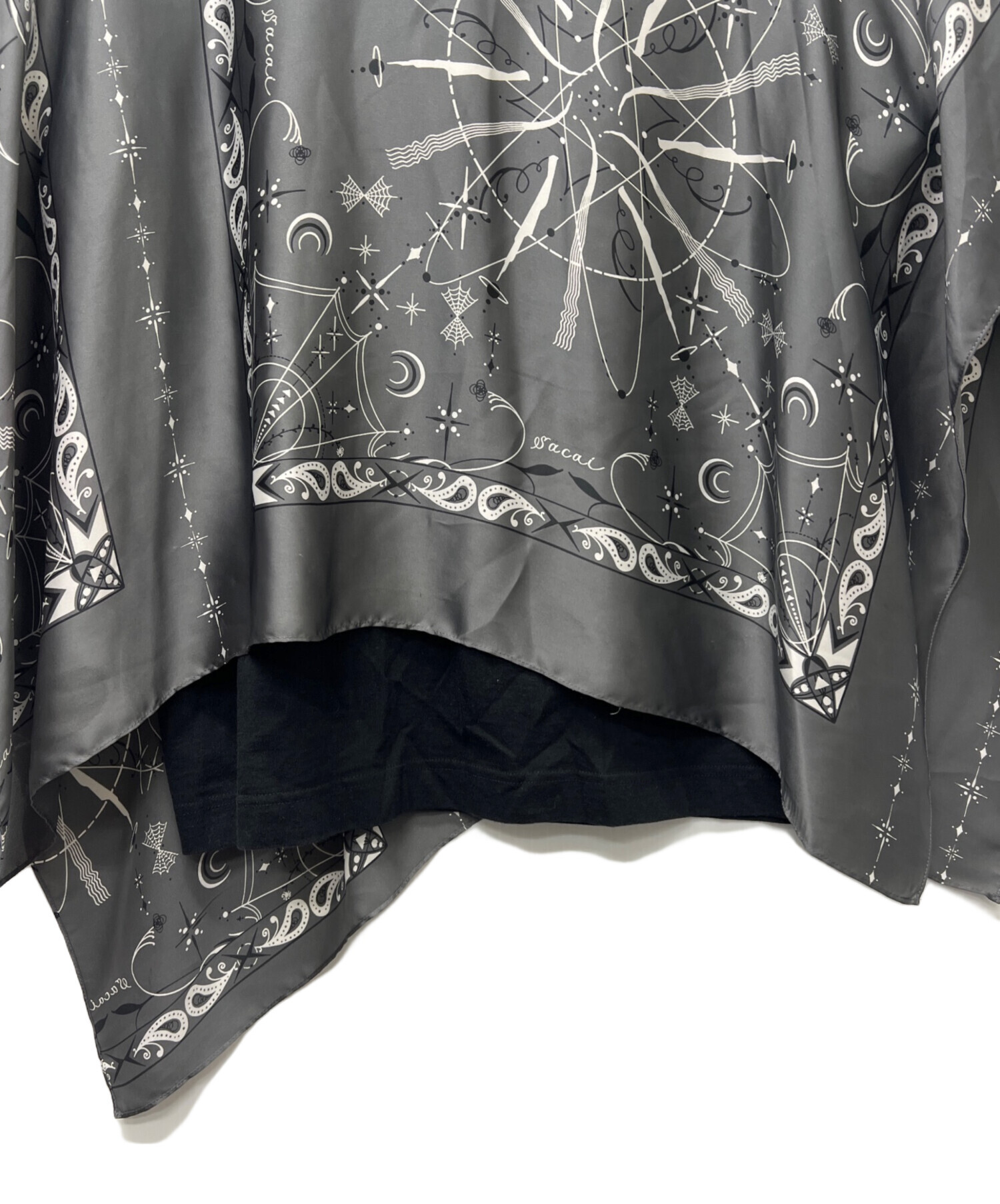 中古・古着通販】sacai (サカイ) Dr.Woo Bandanaカットソー ブラック